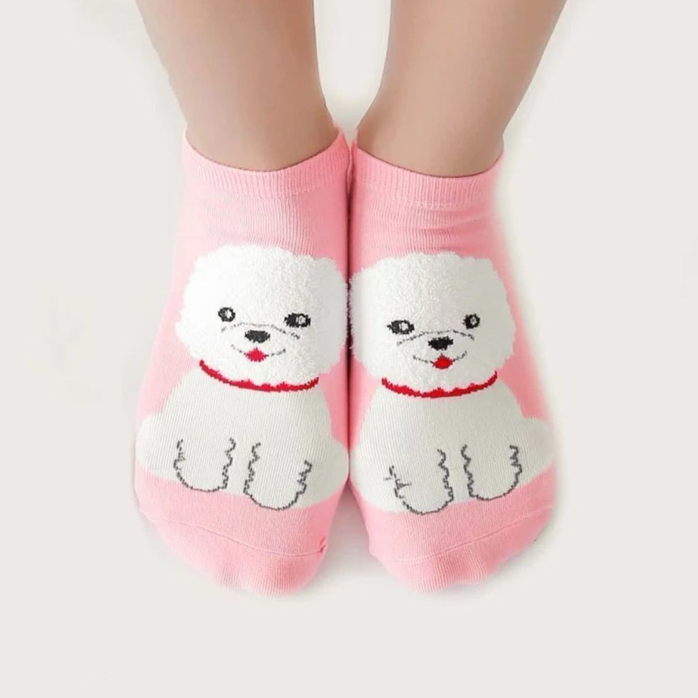 🆕Pink Dog Socks - Picture 2 of 4